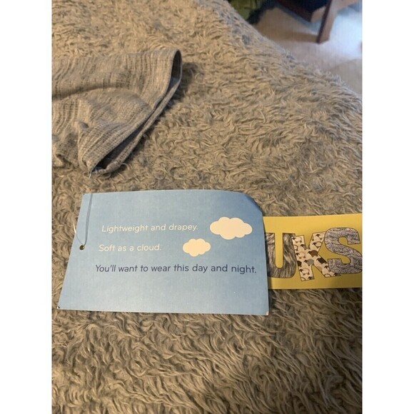 NWT Woman's Original Muk Luks One Piece Romper  Size Med Gray Cloud Knit - Picture 5 of 9